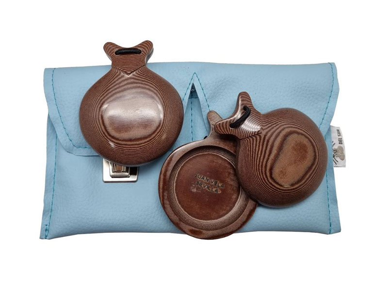 Special Castanets for Jota in Caramel Cloth